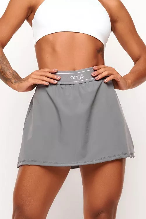 Short Saia Cinza CasualMotion